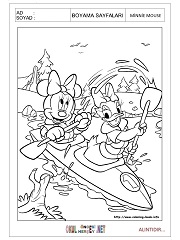 Minnie Mouse boyama sayfaları
